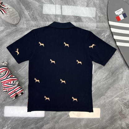 Sleeve Tape Turndown Polo Shirt – Unisex 2026（副本） THOM TREND