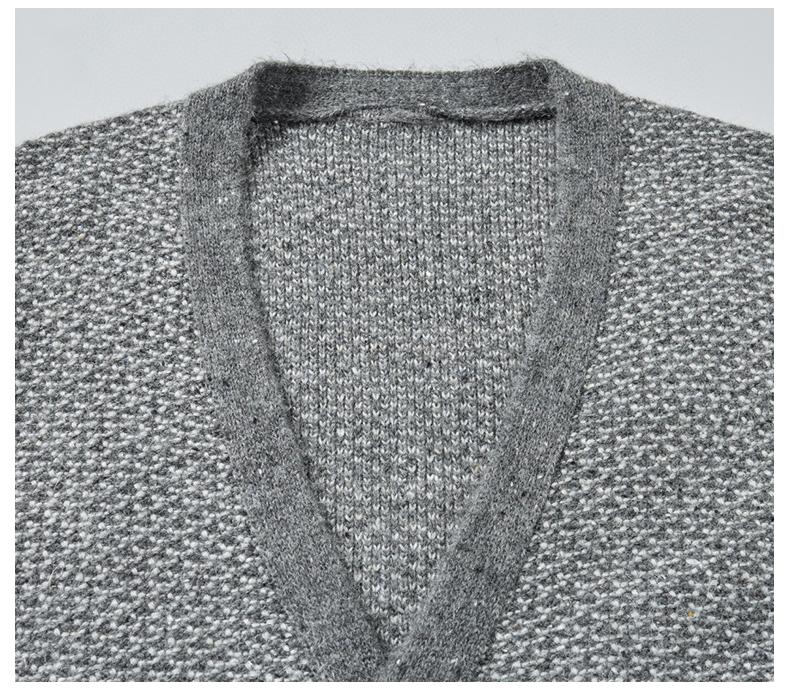 Men's Sweater Jacket by Thom Browne, knitwear detail view