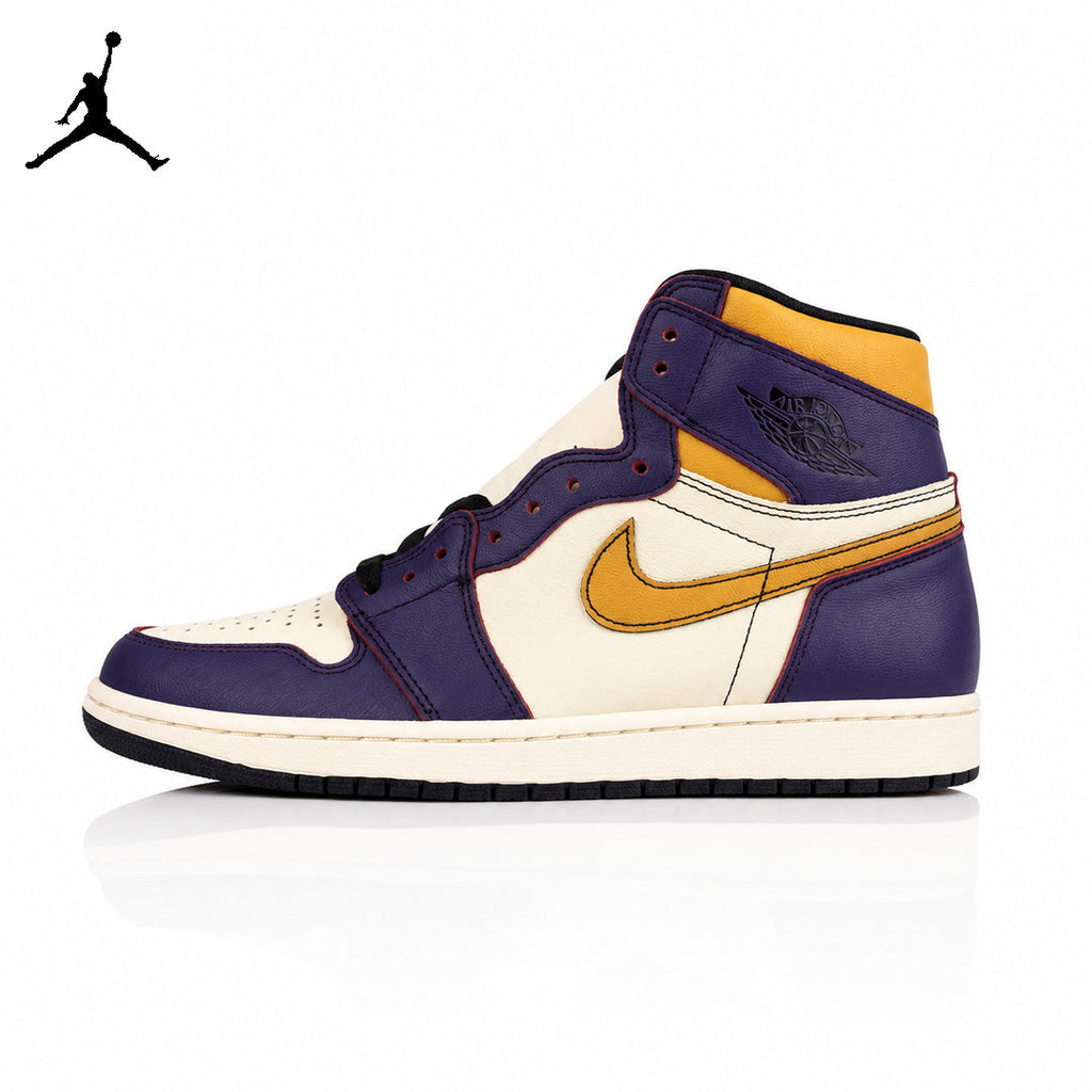 Air Jordan 1 High Lakers Purple Scratch-Off Unisex Sneakers CD6578-507 main product view
