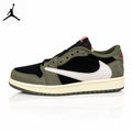 Air Jordan 1 Low TS Collaboration 7.0 Black/Green Unisex Sneakers DM7866-002 main product view
