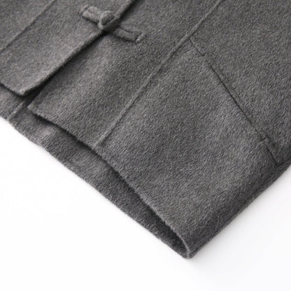 2025SS Buttoned double-faced wool coat THOM TREND