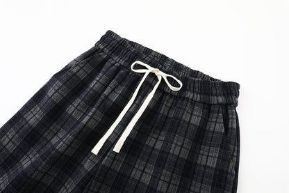 2025SS Plaid brushed trousers THOM TREND