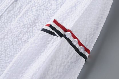 2025SS Women's Seersucker Shirt THOM TREND