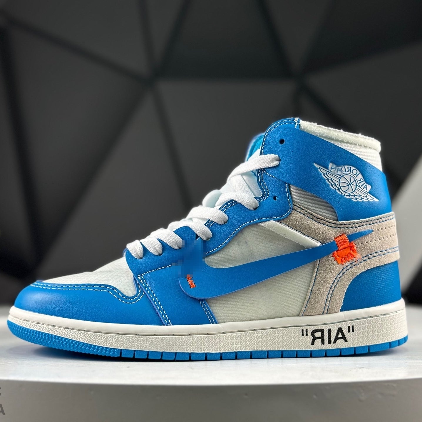OFF-Whlte co-branded high-top sneakers #46 4-Bar