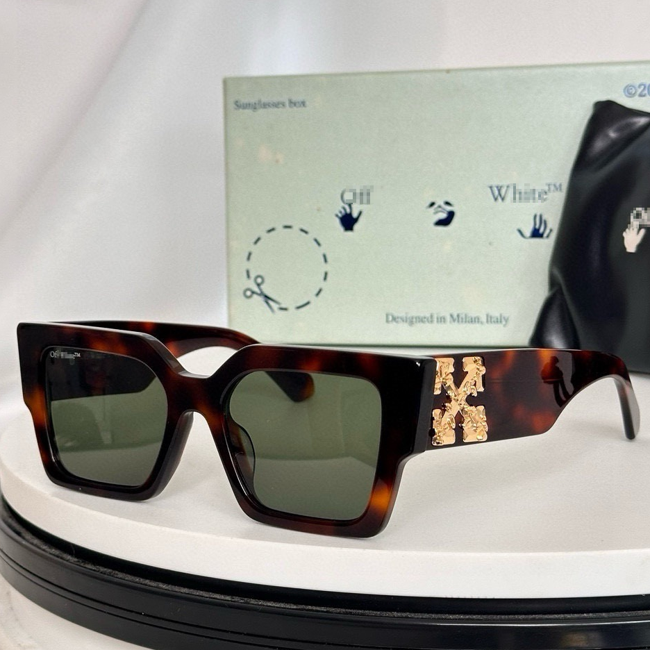 OFF-Whlte Arrow logo sunglasses#003 4-Bar