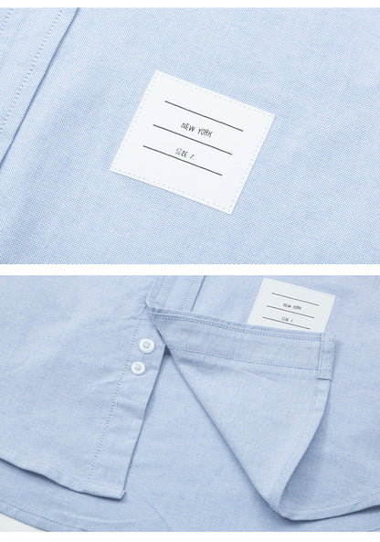 Double Sleeve Patches Contrast Shirt（副本） THOM TREND