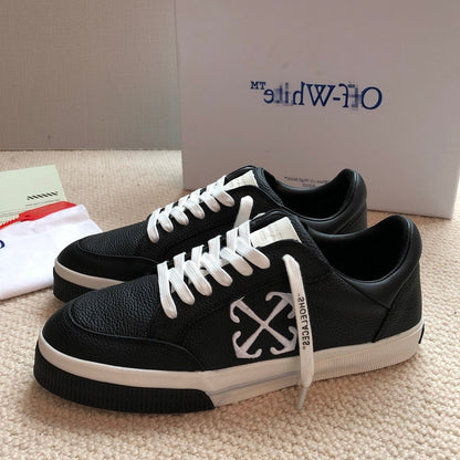 OFF-Whlte Genuine Leather Sneakers#65 4-Bar