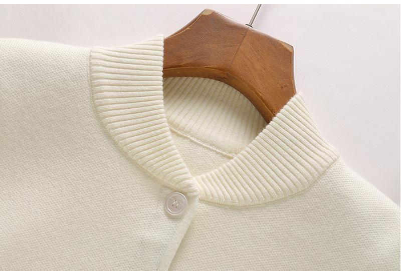 2025SS Double-stitched knitted cardigan THOM TREND