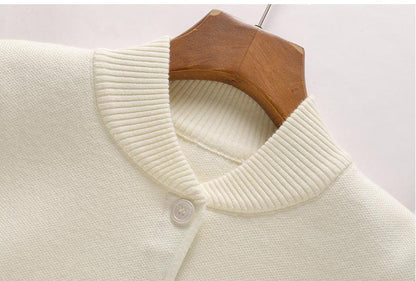 2025SS Double-stitched knitted cardigan THOM TREND