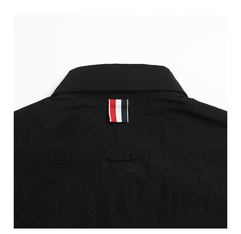 Men's shirt by Thom Browne, shirt detail view