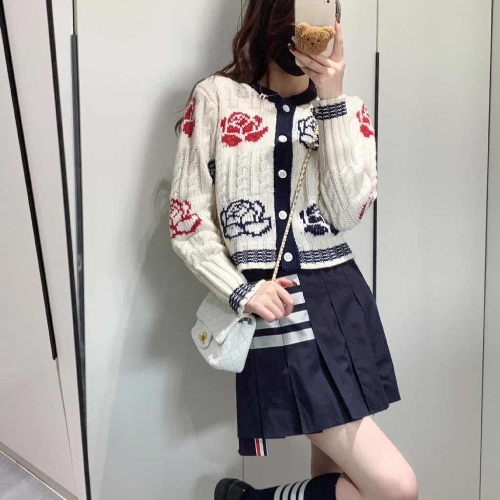 Rose Knit Cardigan - Image 2