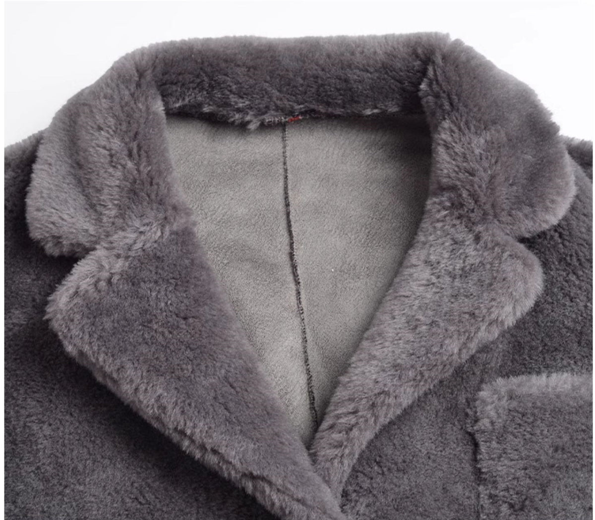 Sheep wool long coat - Image 10