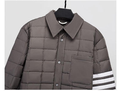 2025SSS Plaid four-bar jacket THOM TREND