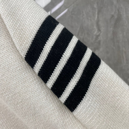 2025SS wool V-neck knitted cardigan THOM TREND