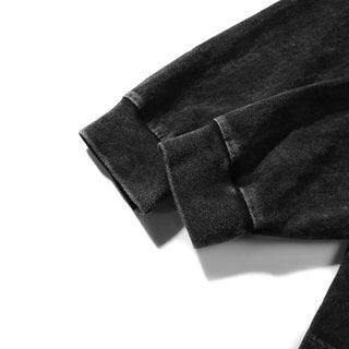 Stone Island Compass Badge Washed Oversized Long-Sleeve Tee - Green product detail view