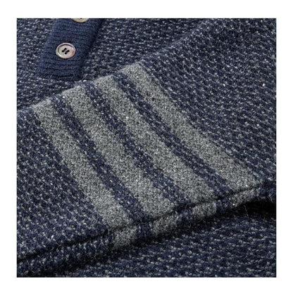 Chunky knit lapel sweater THOM TREND