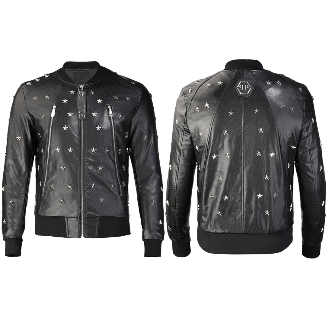 New-Black Cowhide Jacket SOLODSQ2