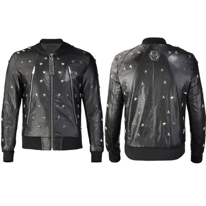 New-Black Cowhide Jacket SOLODSQ2