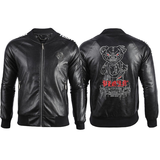 PhiIipp PIein 25ss Cowhide Jacket SOLODSQ2