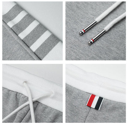 Colorblock Four-Bar Sweatpants THOM TREND