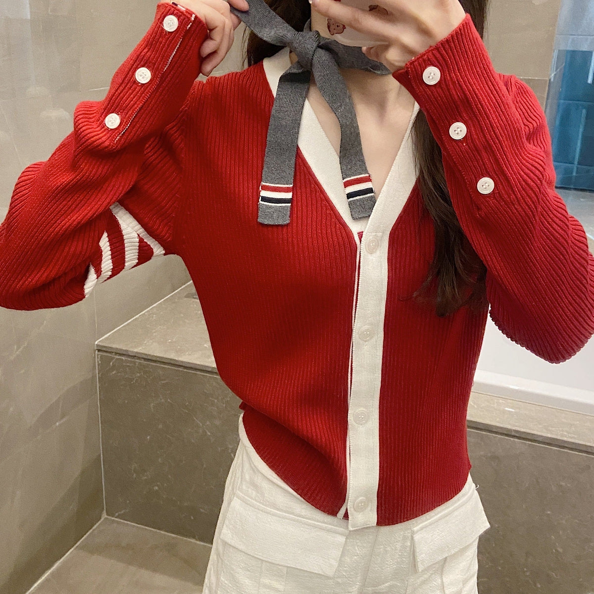 2025SS Women's cardigan THOM TREND