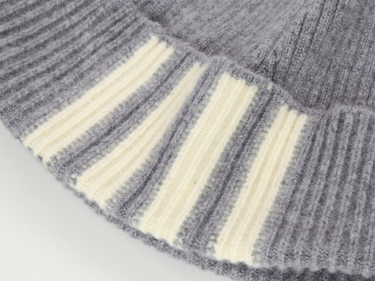 Four stripes scarf hat autumn and winter THOM TREND
