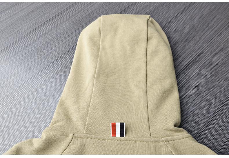 2025SS  Khaki hoodie THOM TREND