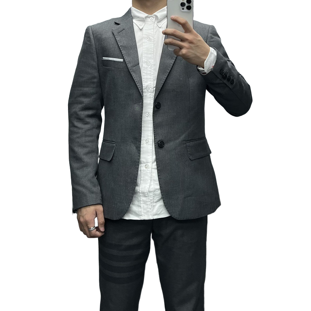 2025SSS  Men's four-bar striped suit THOM TREND