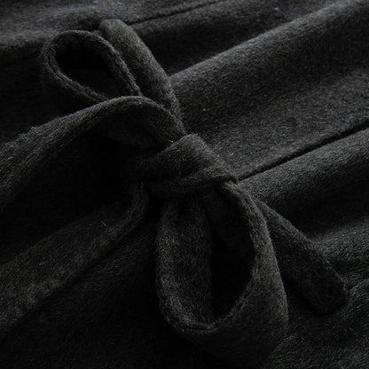 2025SS mid-length tie woolen coat THOM TREND