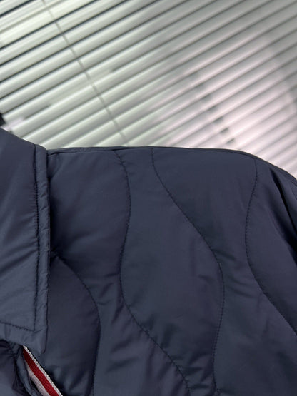 Diamond striped down jacket THOM TREND