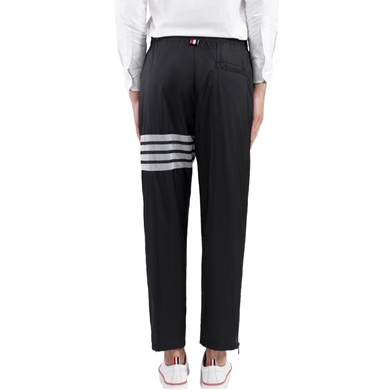 Thom Browne Style Side zip track pants with Signature Four-Bar Detail - Image 4