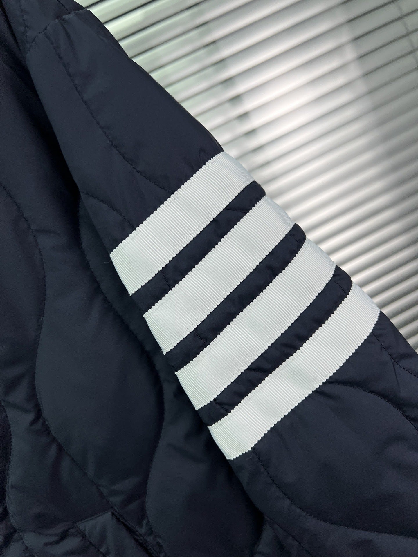 Diamond striped down jacket THOM TREND