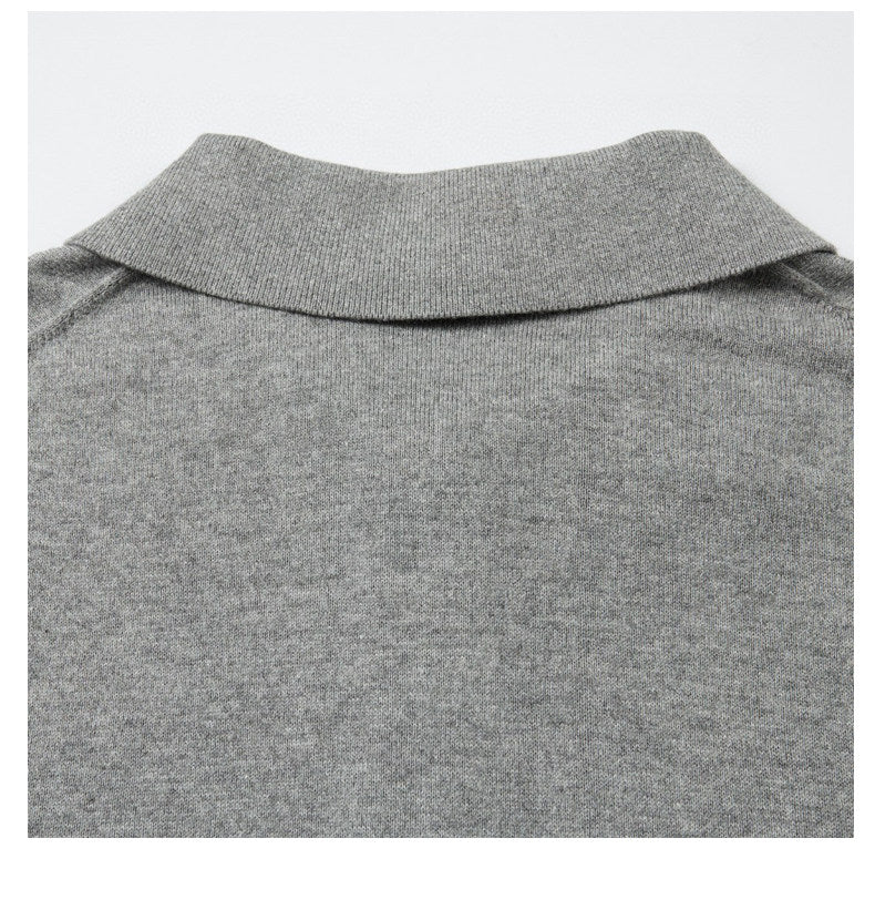 Women's Polo Knit Top – Tennis Racket Print THOM TREND