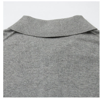 Women's Polo Knit Top – Tennis Racket Print THOM TREND