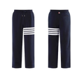Thom Browne Style Men's Straight - Leg Cropped Trousers - 100% Cotton with Adjustable Backstrap with... - Image 10