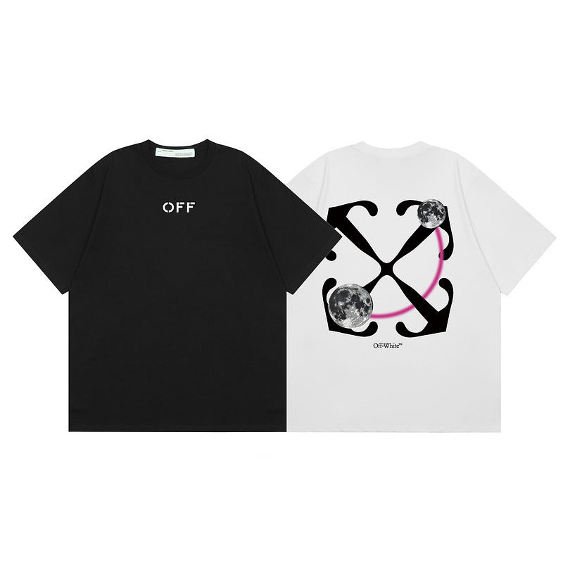 OFF New Printed T-Shirt Light Luxury Station