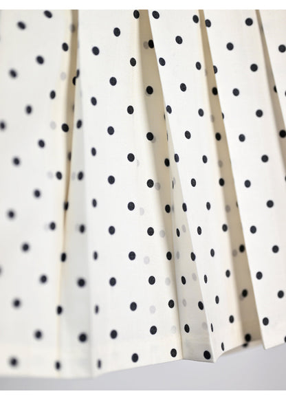 Polka dot high-waisted skirt THOM TREND