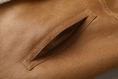 2025SS One-piece double-sided pure wool fur coat THOM TREND