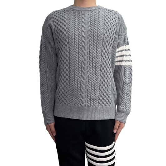 diamond-patterned sweater THOM TREND