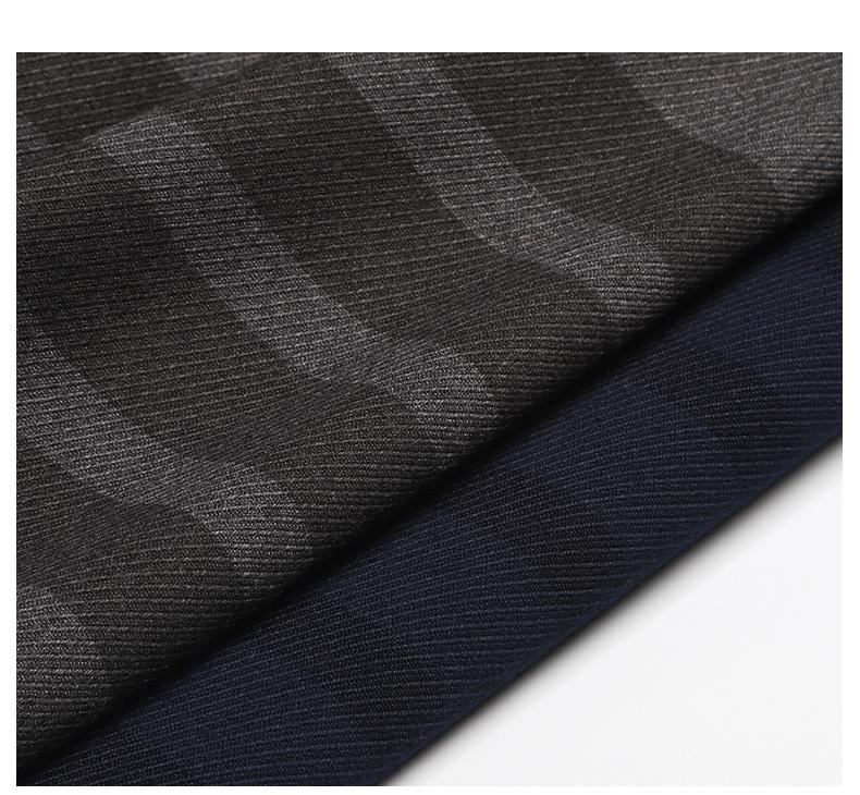 Men's shirt jacket by Thom Browne, shirt detail view