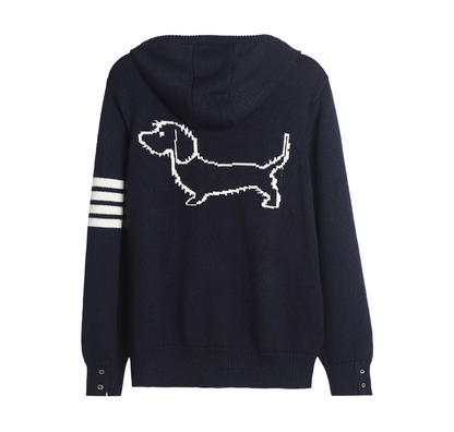 2025SS Unisex zippered knitted cardigan THOM TREND