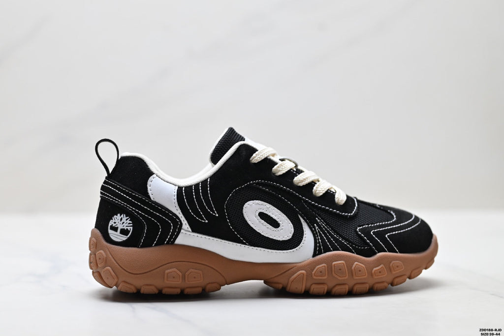 Timberland Black Rugged Low Sneaker - right-facing side profile main image