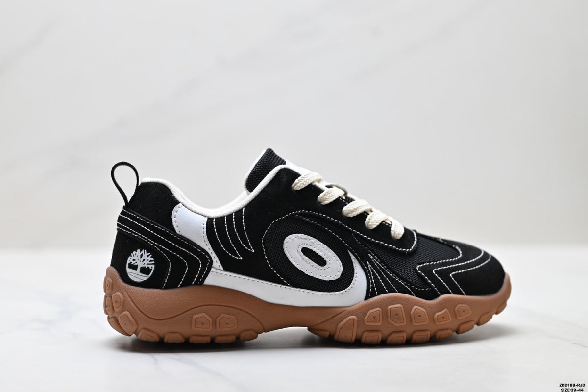 Timberland Black Rugged Low Sneaker - right-facing side profile main image