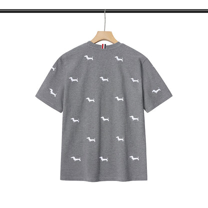 2025SS Puppy embroidered T-shirt THOM TREND