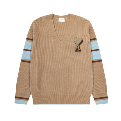 2026 AMI PARIS  V-Neck Sweater THOM TREND