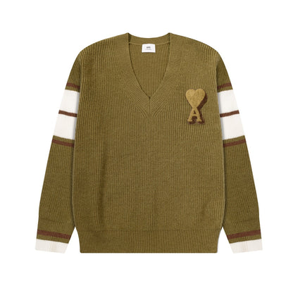 2026 AMI PARIS  V-Neck Sweater THOM TREND