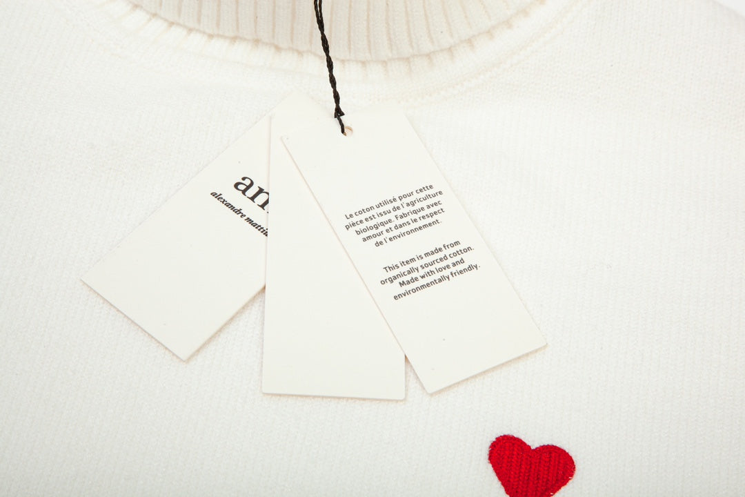 2026 AMI PARIS   Turn Neck Sweater THOM TREND