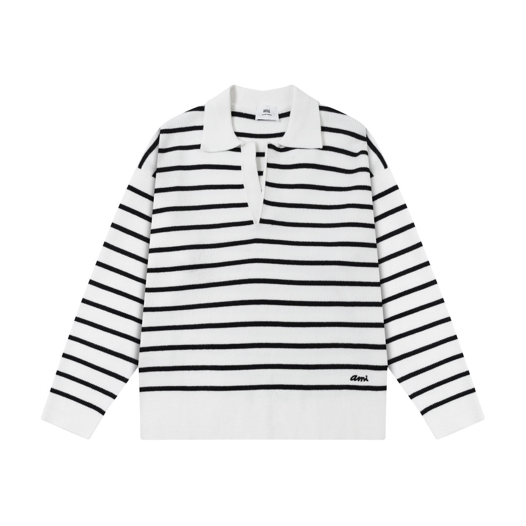 2026 AMI PARIS  striped sweater THOM TREND