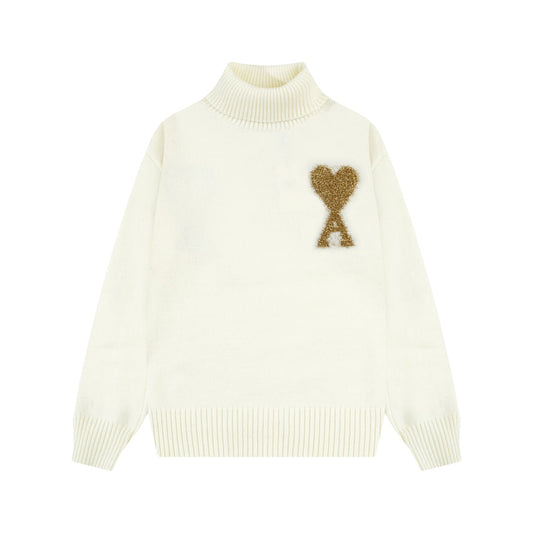 2026 AMI PARIS  Unisex Turn neck sweater THOM TREND