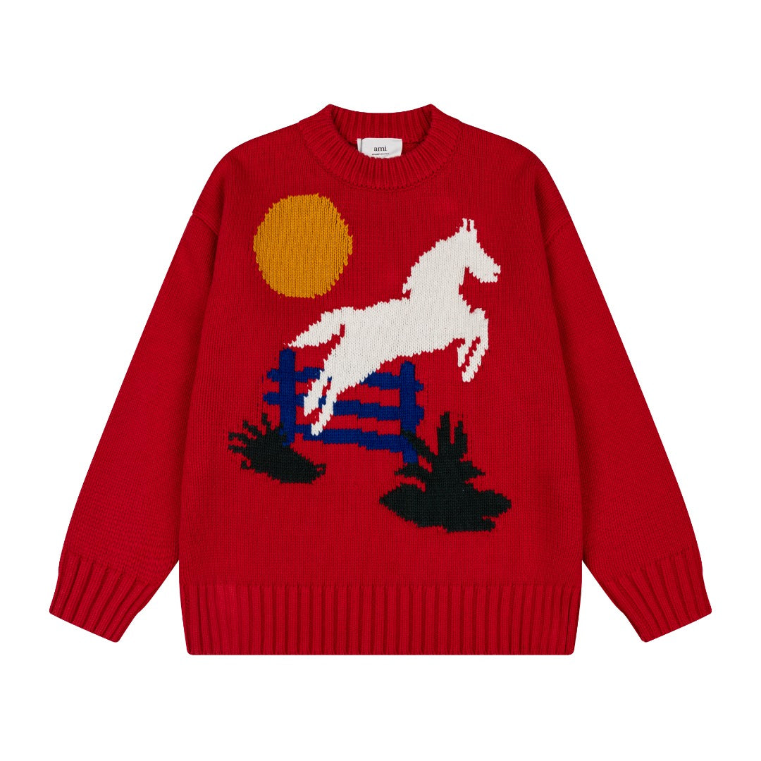 2026 AMI PARIS  New Unisex sweaters THOM TREND